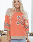 Adele Patchwork Bracelet Sleeve Top