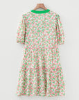 Rachel Short Puff Sleeve Dress