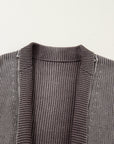 Sunny Patchwork Knit Open Sweater