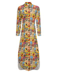 Baha Ranch Vintage Rodeo Poster Western Duster Dress