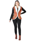 Artisanal Embroidered Vest 50% Cotton, 50% Polyester in Shedron