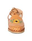 Mexican Artisanal Sandals Leather in Tan