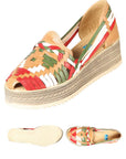 Mexican Artisanal Sandals Leather Tricolor