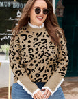 Halle Lacy Trim Cuffed PLUS Sweater