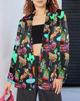 Baha Ranch Vegas Neon Women's Western Blazer