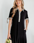 Mckenzie Sleeve Shift Mini Dress