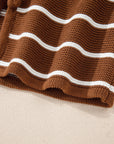 Lilly Striped Knit Cardigan Sweater