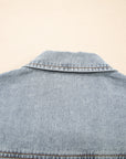 Sophia Zip Up Washed Jacket