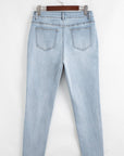 Kimberly Length Distressed Skinny Jeans