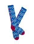 High Maintenance Cowgirl Sky Blue Performance Socks - Everest RanchHigh Maintenance Cowgirl Sky Blue Performance SocksWomen's Mid-Calf SocksLane Boots