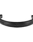 ExionPro Fancy Stitched Square Raised Padded Browband