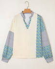 Syllena Collared Boxy Fit Sweatshirt