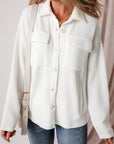 Lilith Corduroy Buttoned Long Sleeve Jacket