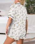 Baha Ranch Ranch Life Western Satin Western Pajama Set