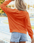 GAME DAY Tinsel Drop Shoulder Sweatshirt