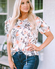 Emely Print Puff Sleeve Blouse