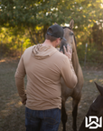 WESTBOUND HOODED LONGSLEEVE SHIRT - SAND