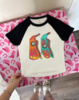 8 Ball Chaps Baby Tee