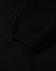 Bow Tie Backless Bubble Sleeve Sweater