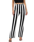 Baha Ranch Beetlejuice Striped Flare Pants