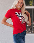 Brynleigh Shaped Print T Shirt