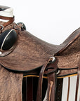Western Horse Wade Saddle American Leather Ranch Roping Dark Brown