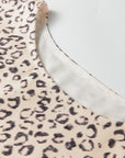 Leopard Side Tie Sleeveless Top