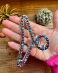 New Style - Turquoise/ faux pearl mix Hair Clips