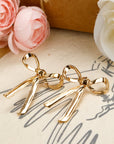 Olive Plated alloy Stud Earrings