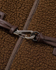 Abigail Coffee toggle Teddy Coat