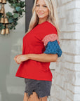 Aspyn Short Puff Sleeve Top