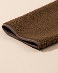 Abigail Coffee toggle Teddy Coat