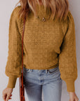 Aria Edge Balloon Sleeve Sweater