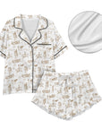Baha Ranch Ranch Life Western Satin Western Pajama Set