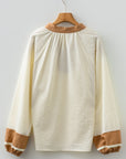 Maren Long Sleeve Blouse Long Sleeve Top