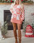 Zaralana Shoulder Tunic Loose Sweater