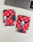 Bull Skull Koozie (2 sizes)