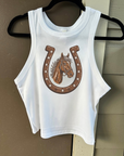 Vintage Pony Cropped Tank