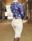 Megan Knee Patch Breeches - Beige