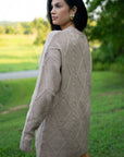 Aura Cable Knit Sweater Dress