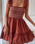 Aurelia Trim Sleeveless Mini Dress