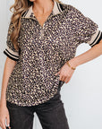 Seraphina Patchwork Short Sleeve Top
