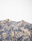 Floral Smocked High Waist Long Sleeve Dress