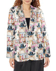 Baha Ranch Danilo Painted Cowgirl Collage Western Blazer