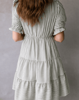 Bailey Sleeve Tiered Flattering Dress