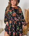 Pearl Long Sleeve Mini PLUS Dress