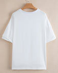 Stars & stripes sequin Loose Tee