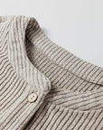 Plus Size Ribbed Knit Kangaroo Pocket Henley Top