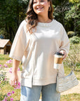 Amber Half Sleeve PLUS Top