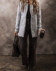 Aitana Lapel Collar Long Jacket with Pocket